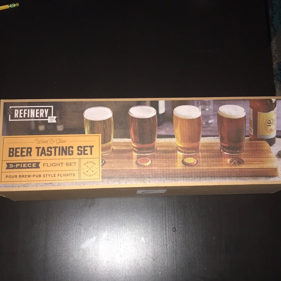 Other - Refinery Beer Tasting Set - 5 Piece Flight Set